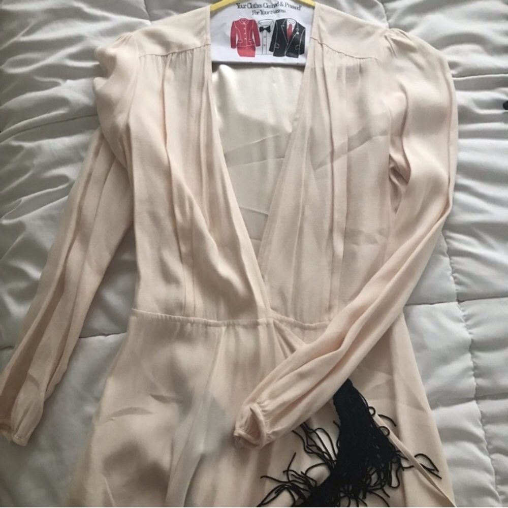 REFORMATION Fringe Dress